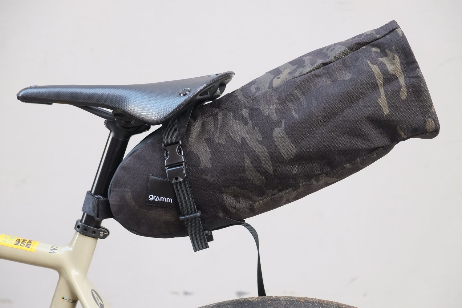 Seat Bag 2-3L X-Pac™ X50 Blk. — gramm tourpacking | bikepacking bags