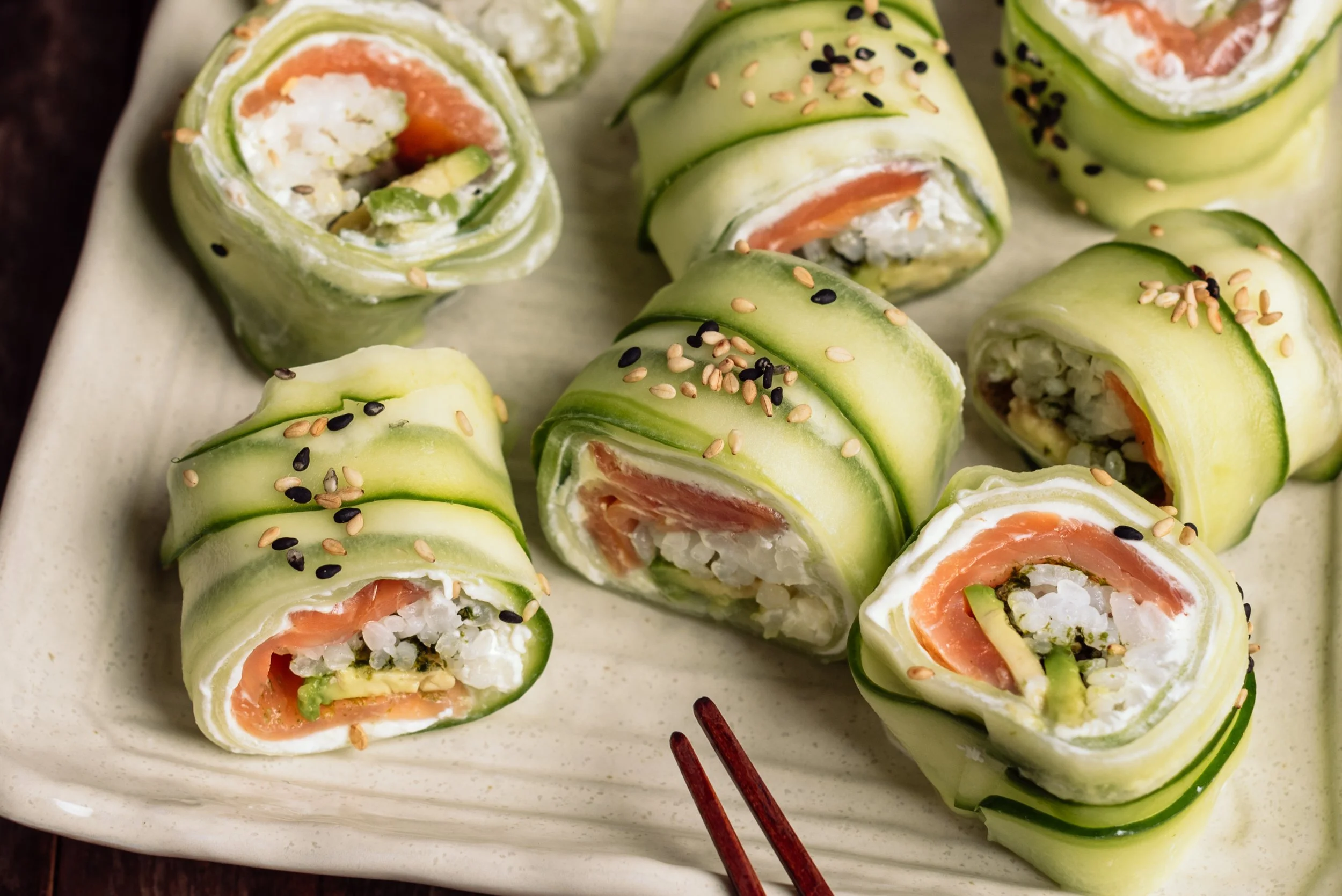 Why “I Don’t Even Like Making Sushi” People Are Addicted to This Cucumber-Wrapped Sushi Roll 2 Image