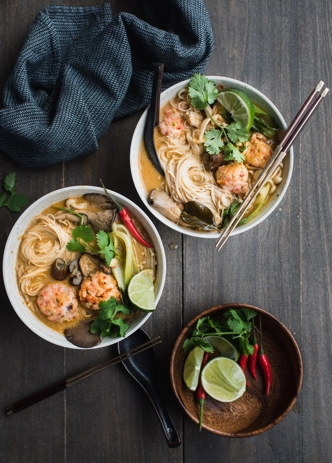 red thai curry noodle soup shrimp balls-7671.jpg