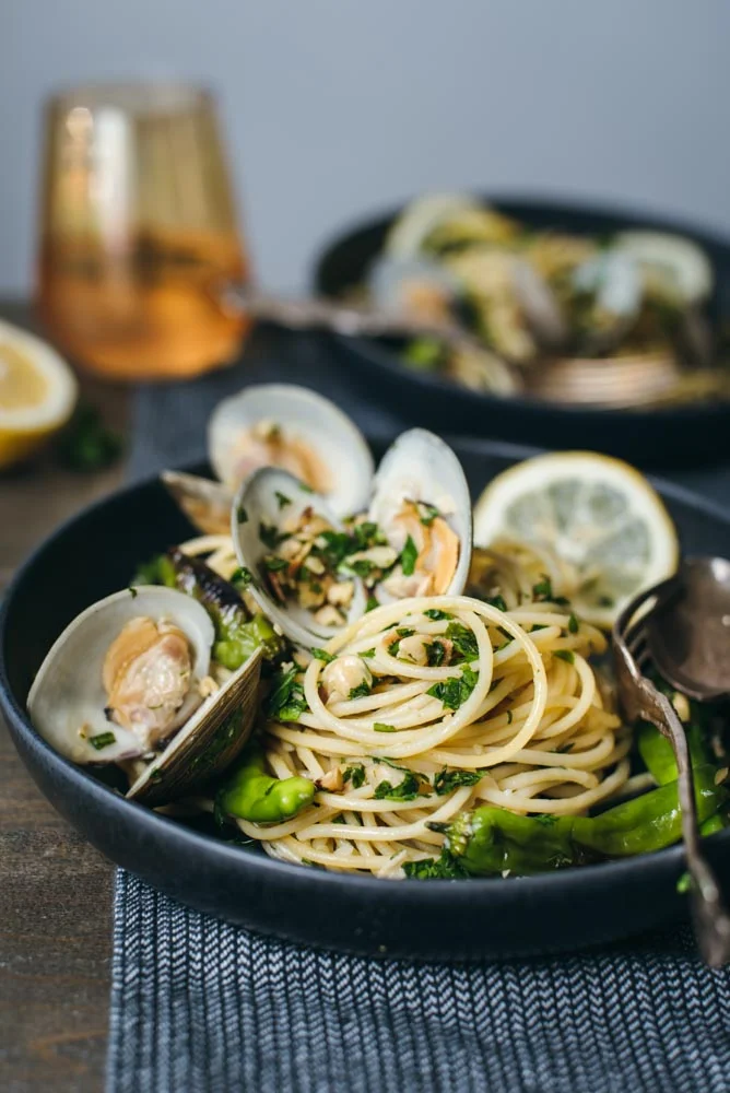 spaghetti with clams and shishito peppers All Clad-4590.jpg
