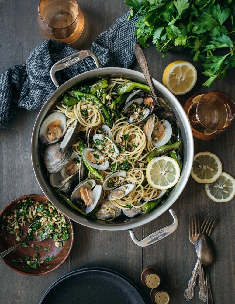 spaghetti with clams and shishito peppers All Clad-4541-2.jpg