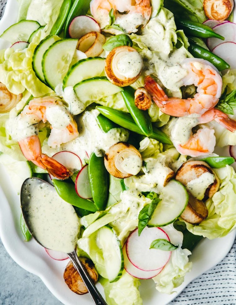 Sugar Snap Pea Salad (Gluten Free, Oil Free) ~ Veggie Inspired