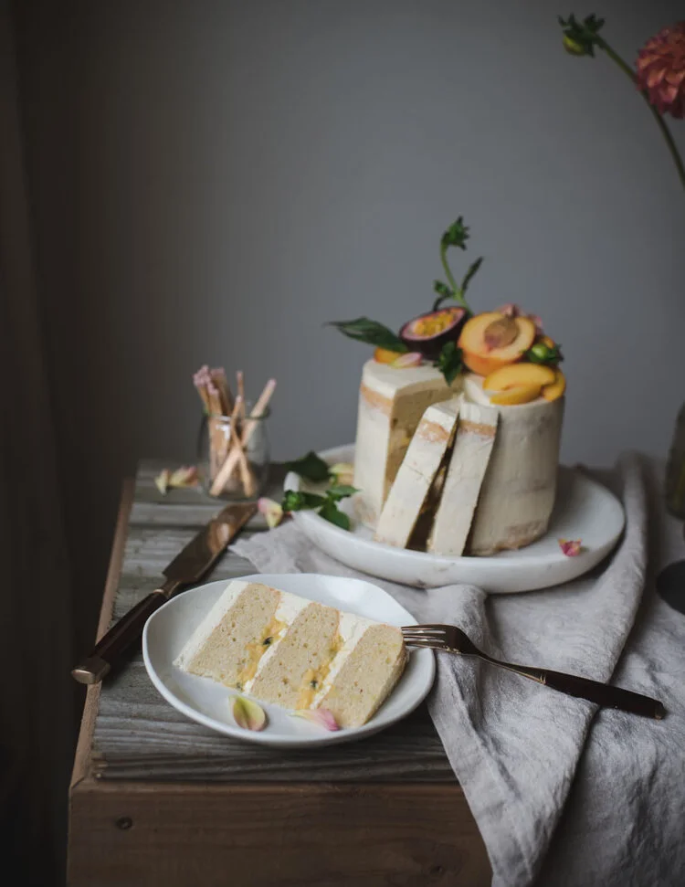 Peach Passionfruit Curd Vanilla Layer Cake-8021.jpg