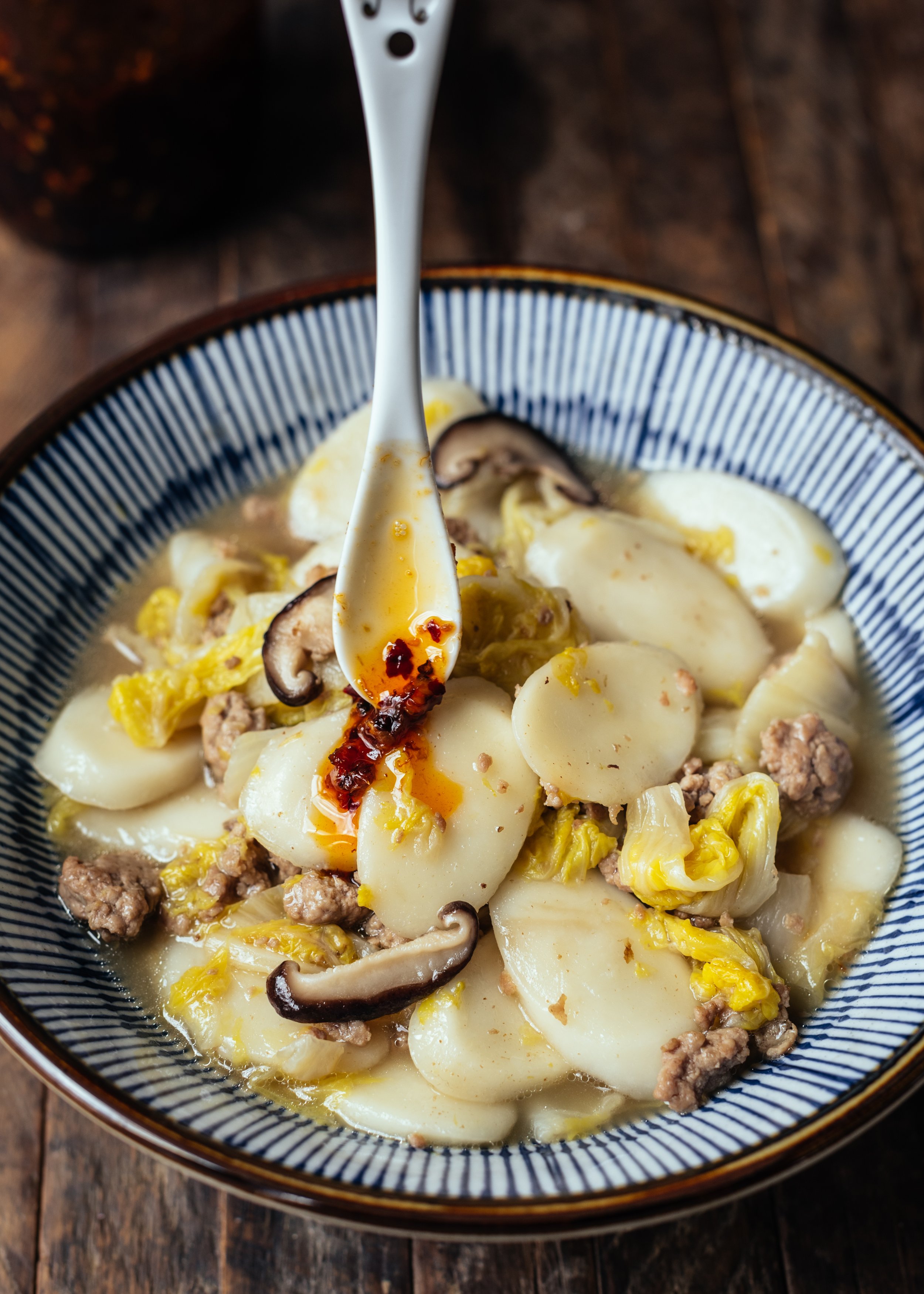 Shanghai Braised Rice Cakes