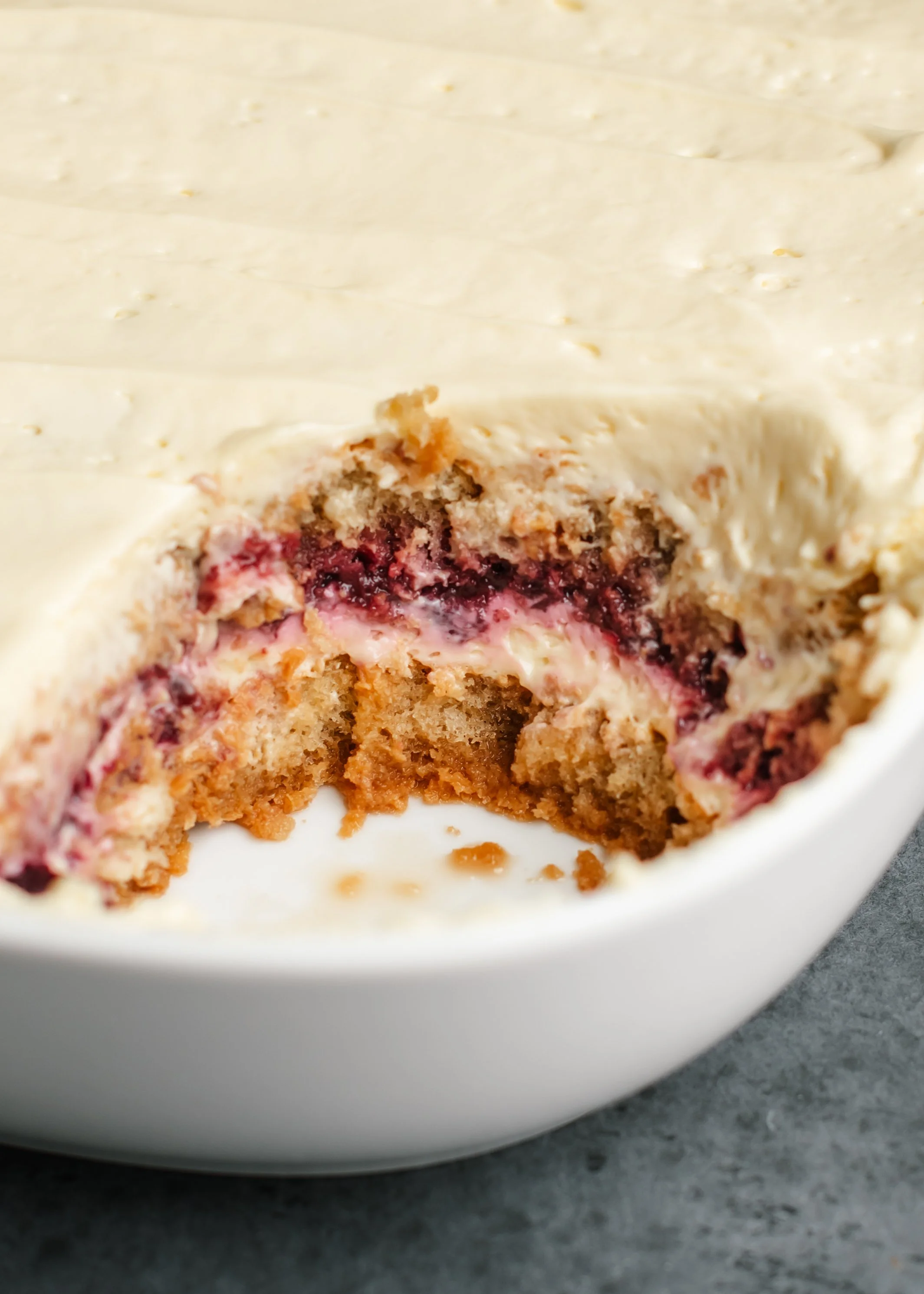 White Chocolate Cherry Tiramisu