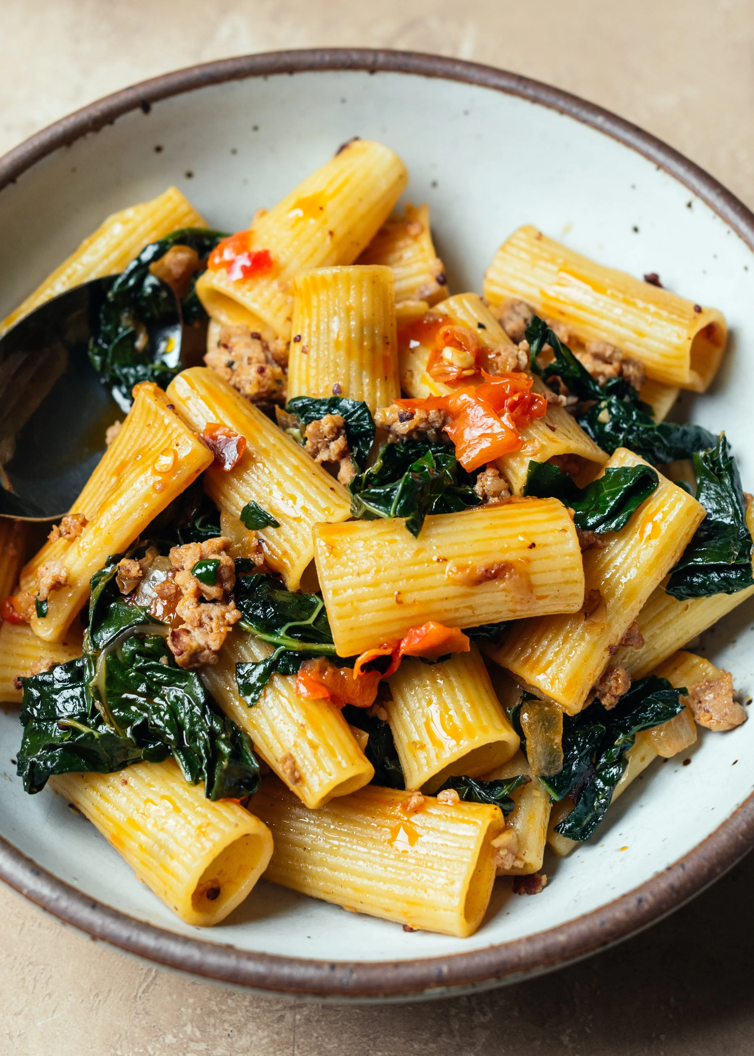Kale Sausage Pasta