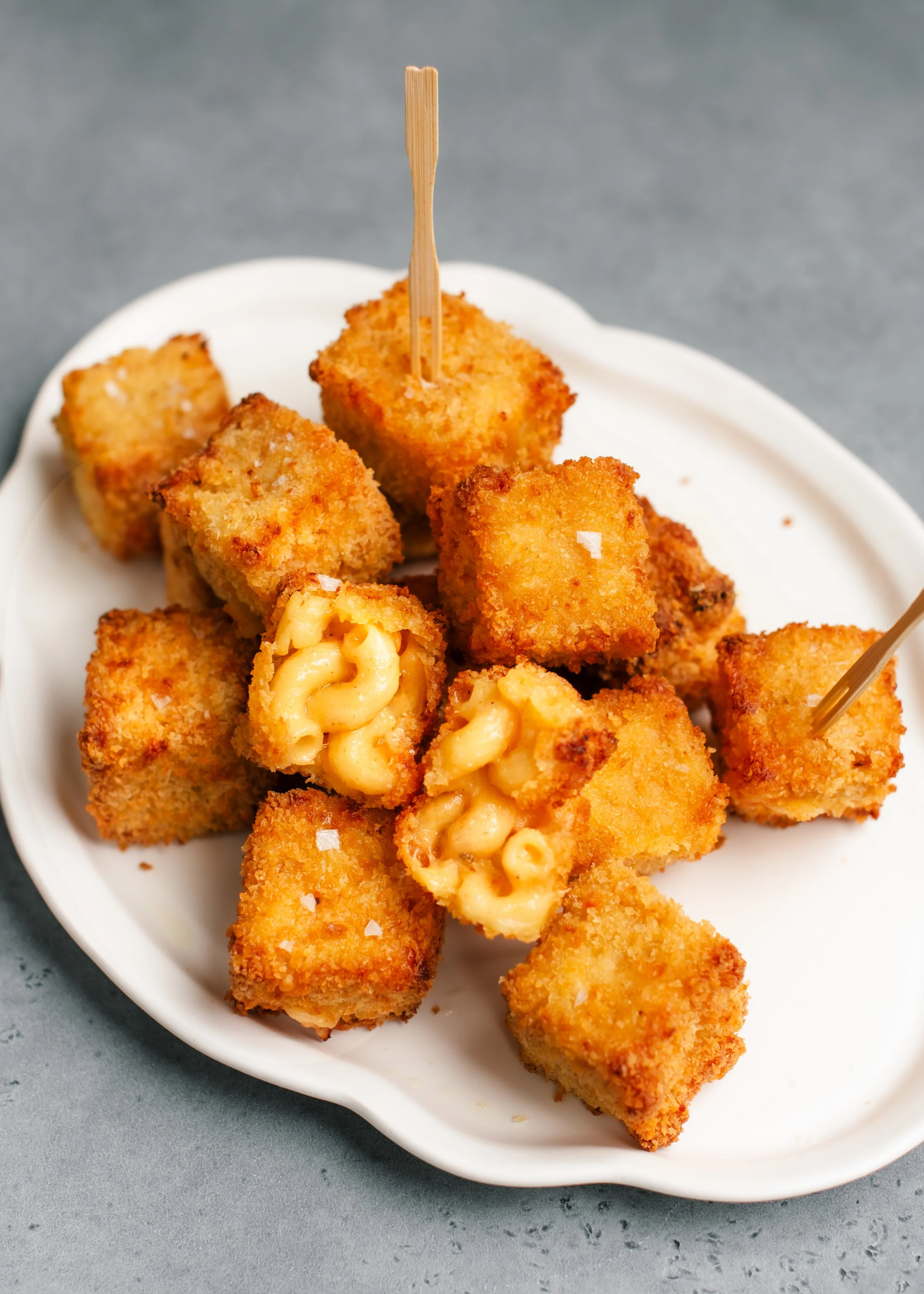 Air Fryer Mac &amp; Cheese Bites