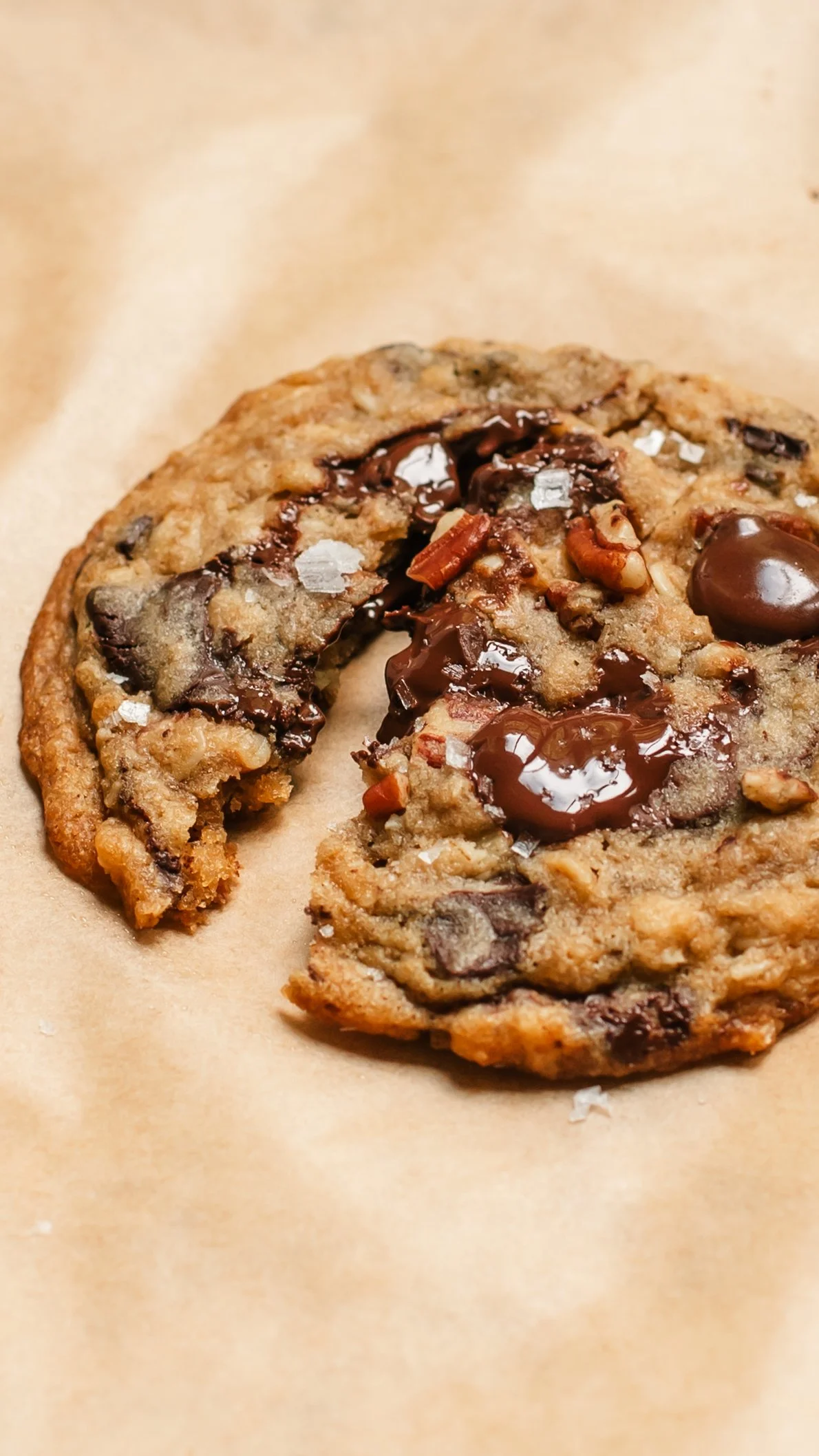 Chocolate Chip Pecan Oatmeal Cookies