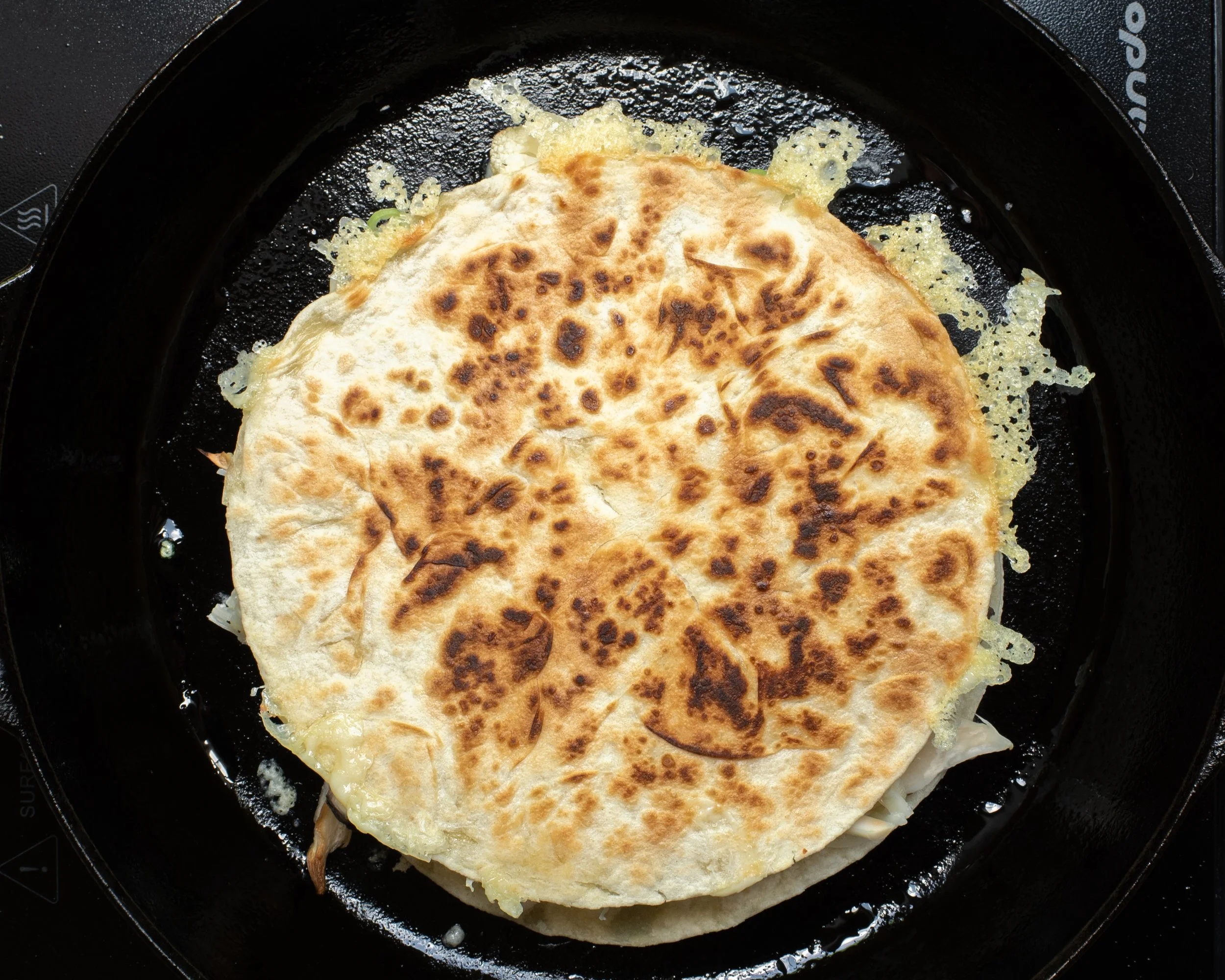 Easy Mushroom and Cauliflower Quesadillas — saltnpepperhere