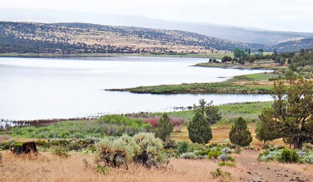West Valley Reservoir, 7 miles of shoreline