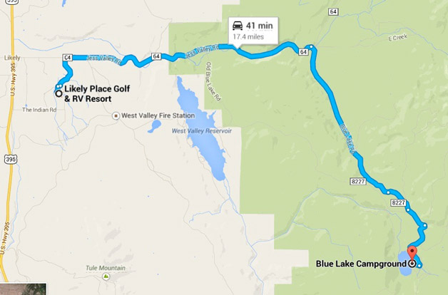 Likely Place to Blue Lake