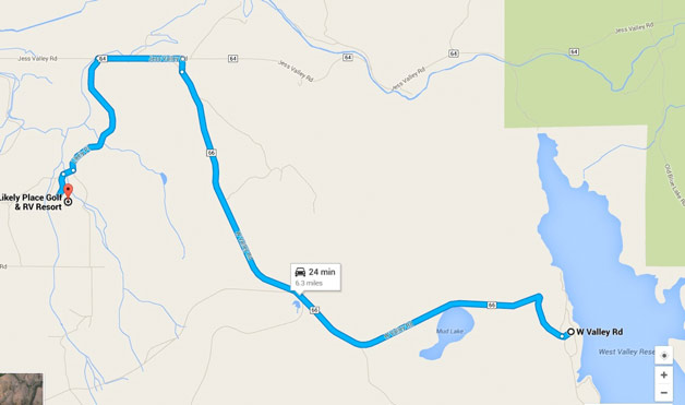 Likely Place to West Valley Reservoir