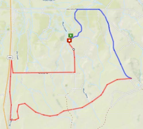 Likely Place to Hairpin Curve on Modoc Line