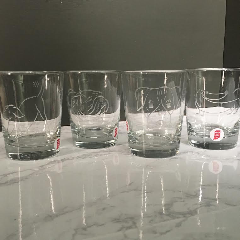 Personalized Flared DOF Highball Glasses, Set of 4