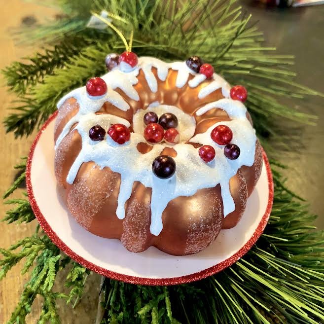 Holiday Bundt Cake Ornament — WARSAW CUT GLASS