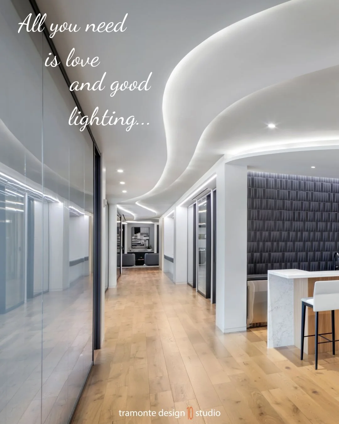 Lucky to have such great clients, friends, and family! Happy Valentine&rsquo;s Day from Tramonte Design Studio to you 💌