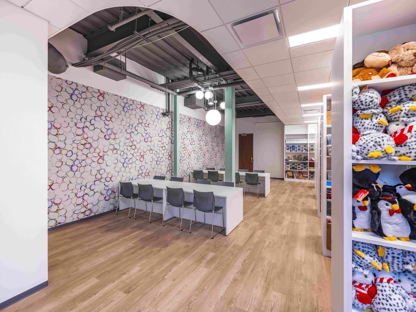 Taking a look back on Children&rsquo;s Safe Harbor new 45,000 SF facility. The first stop is The Rainbow Room. It has different supplies and gifts for children and their families to comfort them on their journey of healing. Come back soon for a tour 