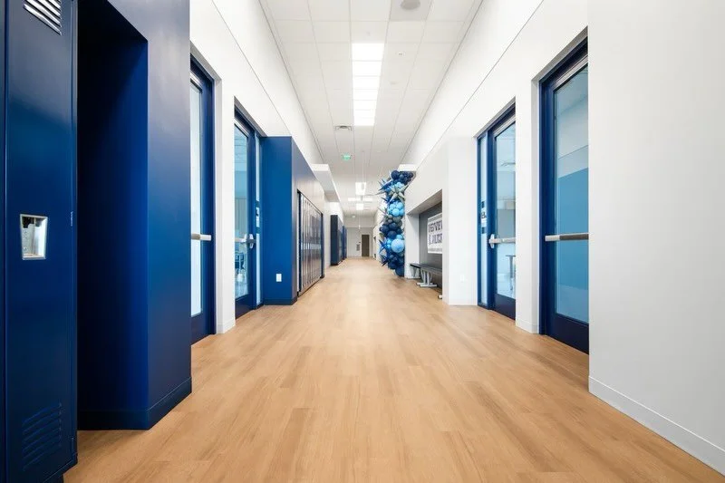 Almost time to soak up the sun ☀️ School is wrapping up  and that means Westview High School is coming to a close on their first full year open.

To help envision the Westview spirit, we incorporated the school&rsquo;s signature blue across the campu