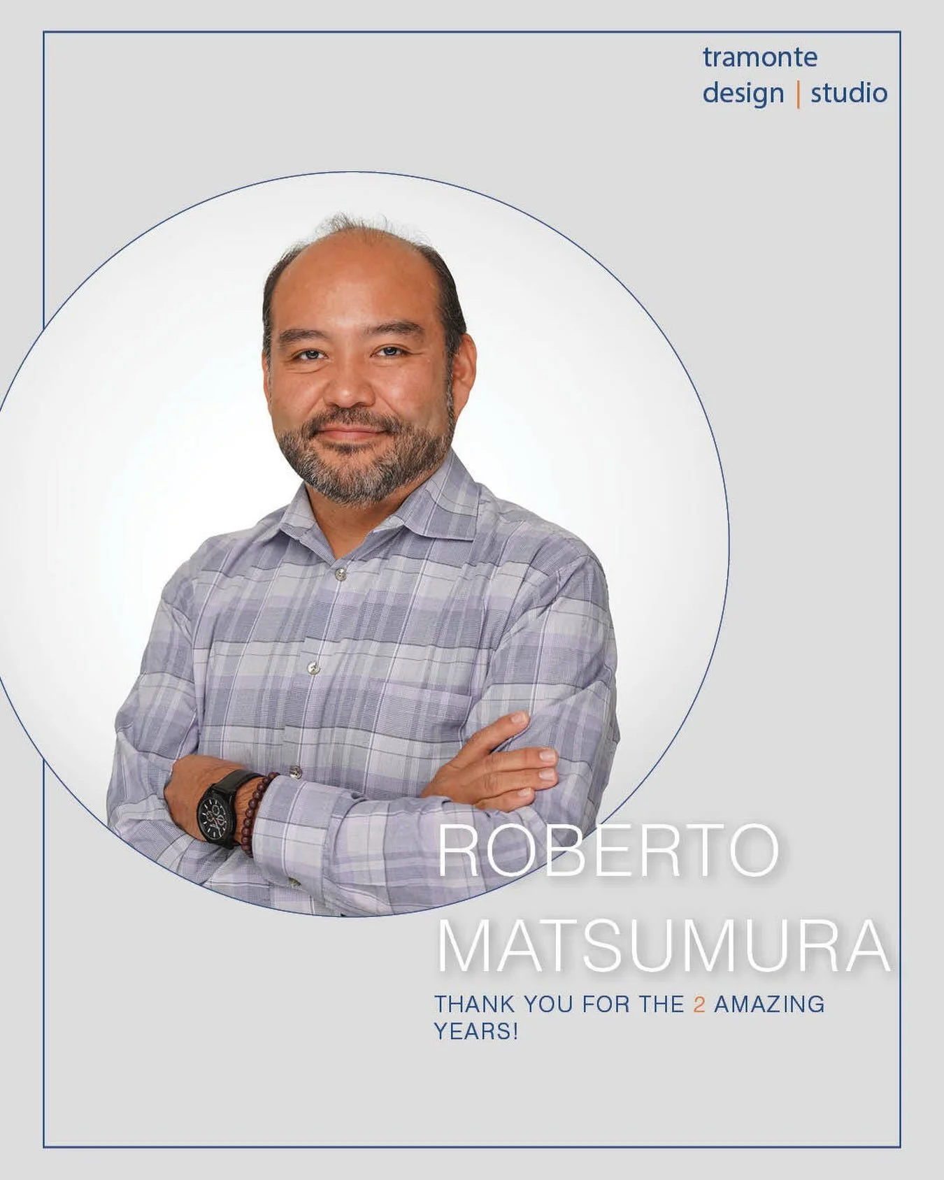 Happy 2 year anniversary to Roberto Matsumura! We are so thankful for you and all of your hard work. Cheers to more years 🎉