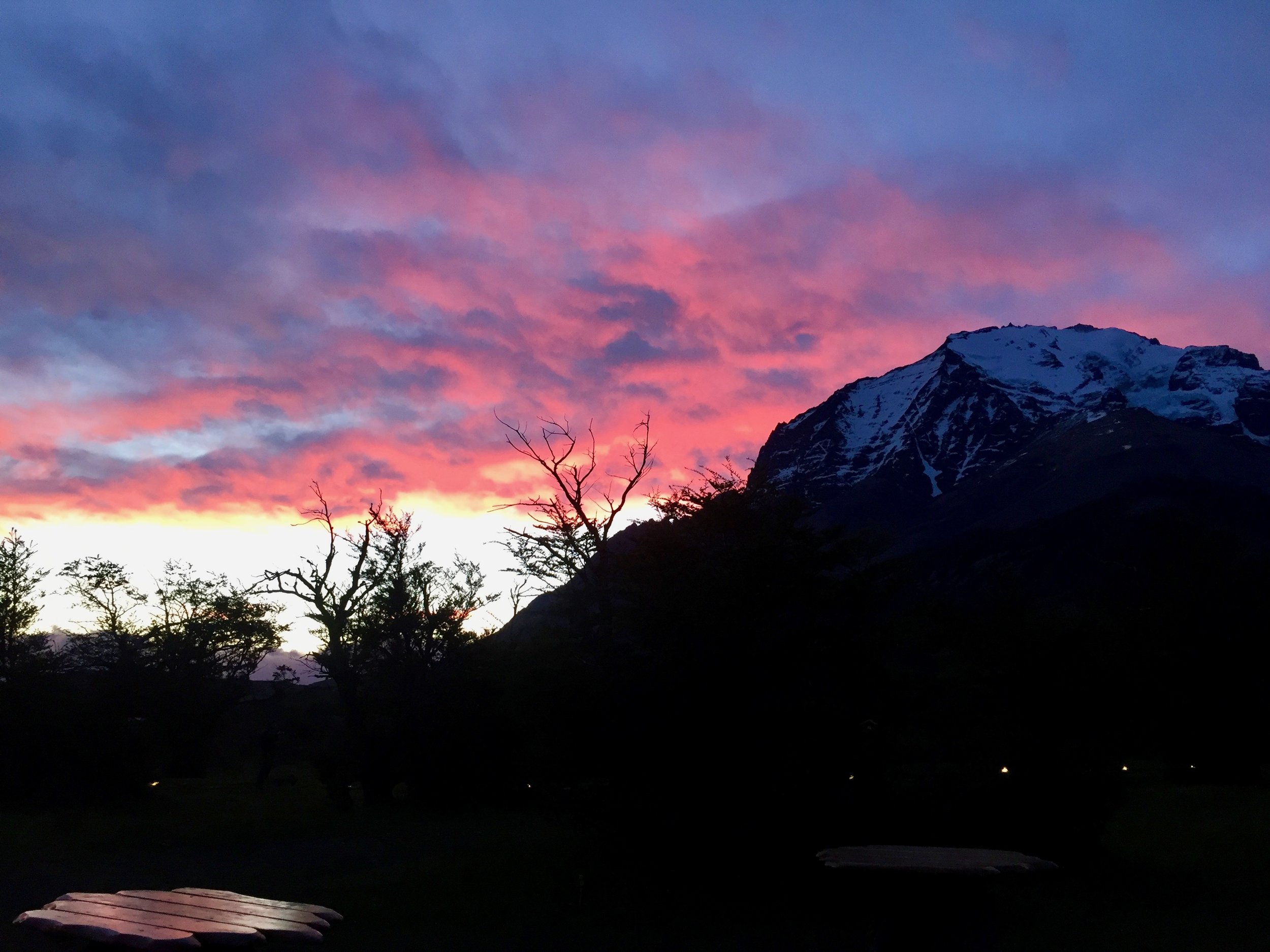 This sunset was mesmerizing. I must have taken a hundred photographs of it.