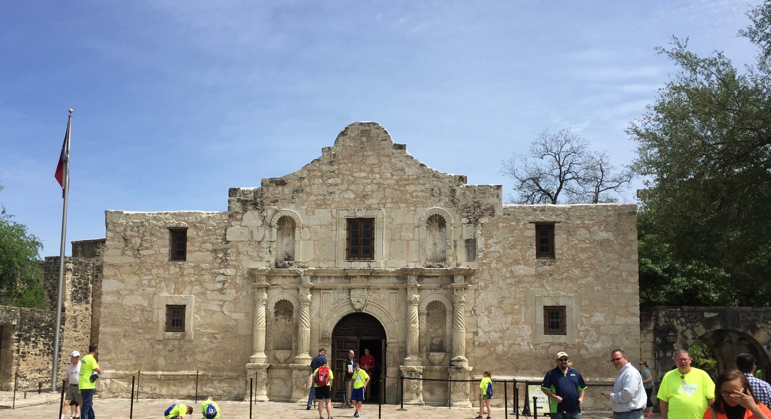 The Alamo on a Spring afternoon