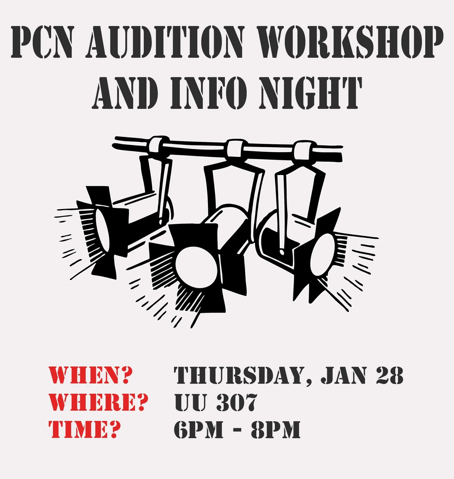 PCN Audition Workshop & Info Night