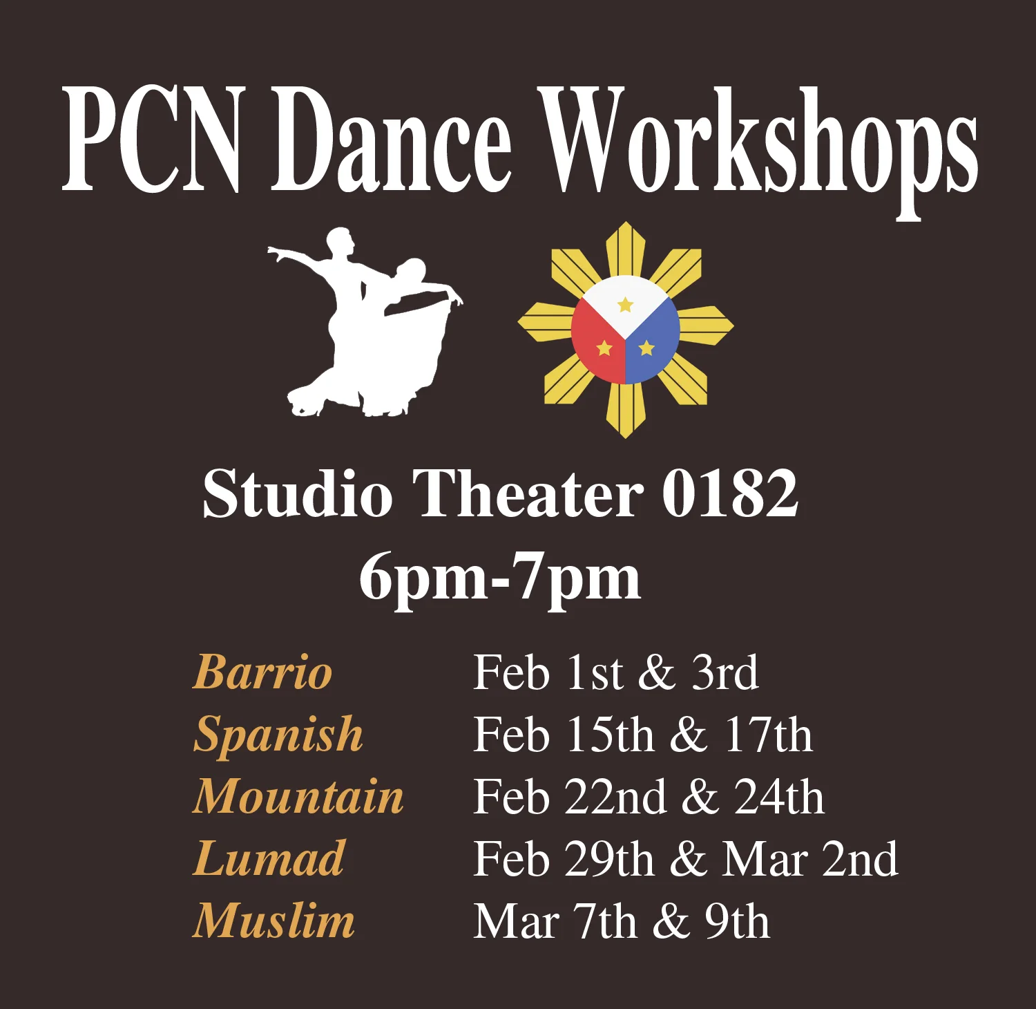 PCN Dance Workshops
