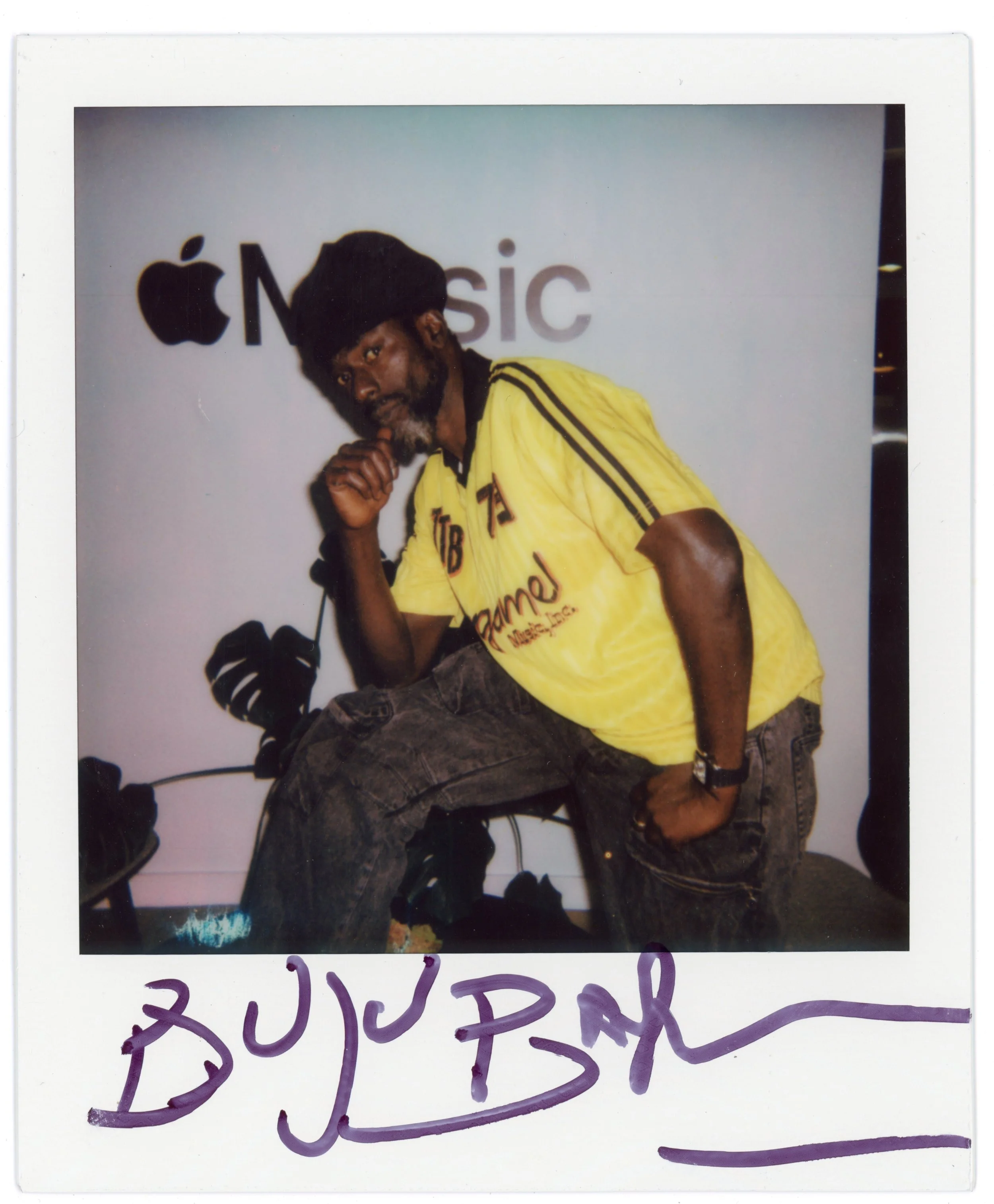 Buju Banton Polaroid Photograph