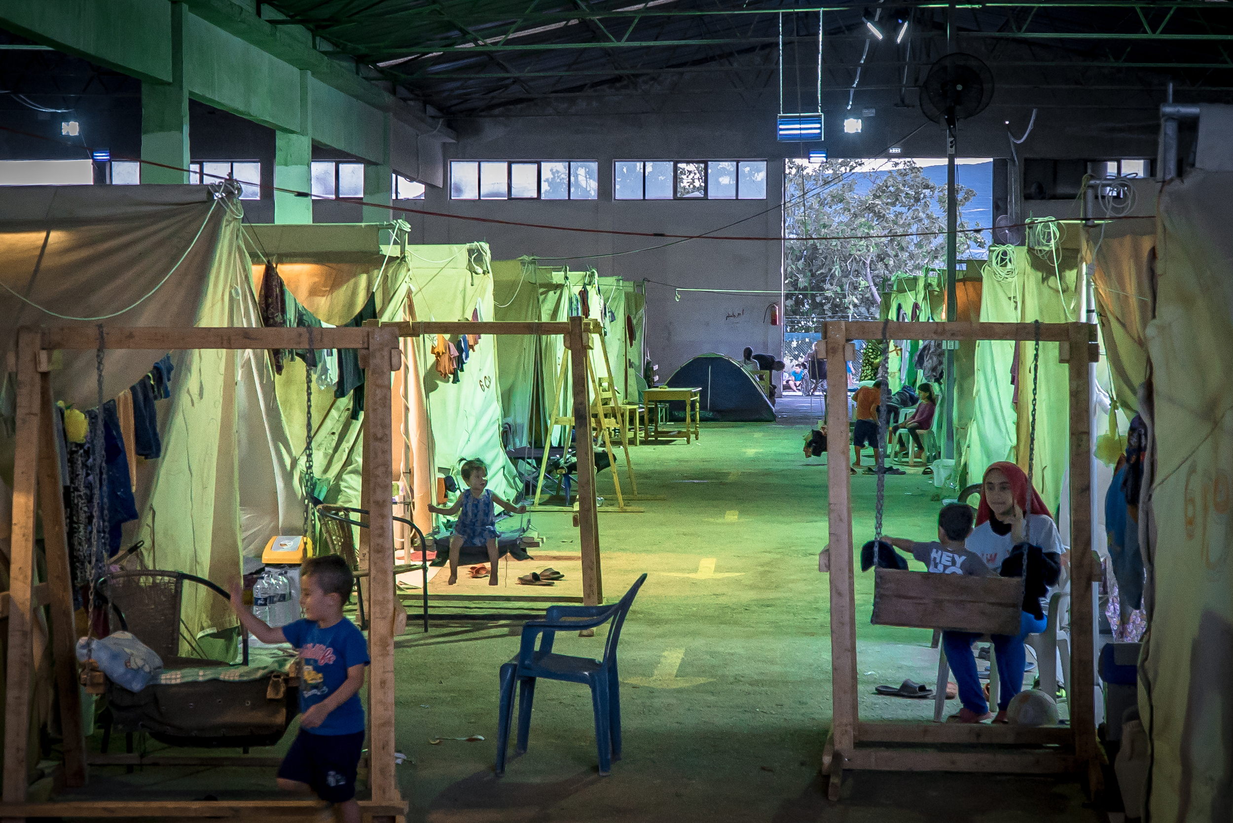 Inside Hangar 6 of 9 in Vasilika