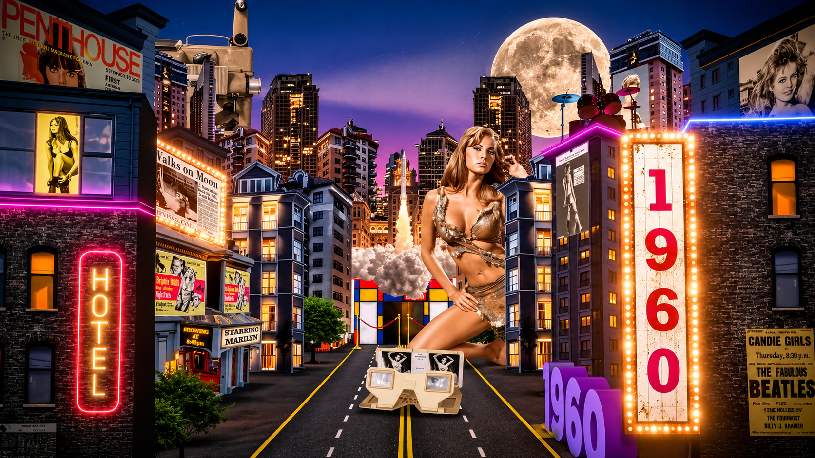 SEX MUSEUM AMSTERDAM | PINUP: A JOURNEY – LED ANIMATION