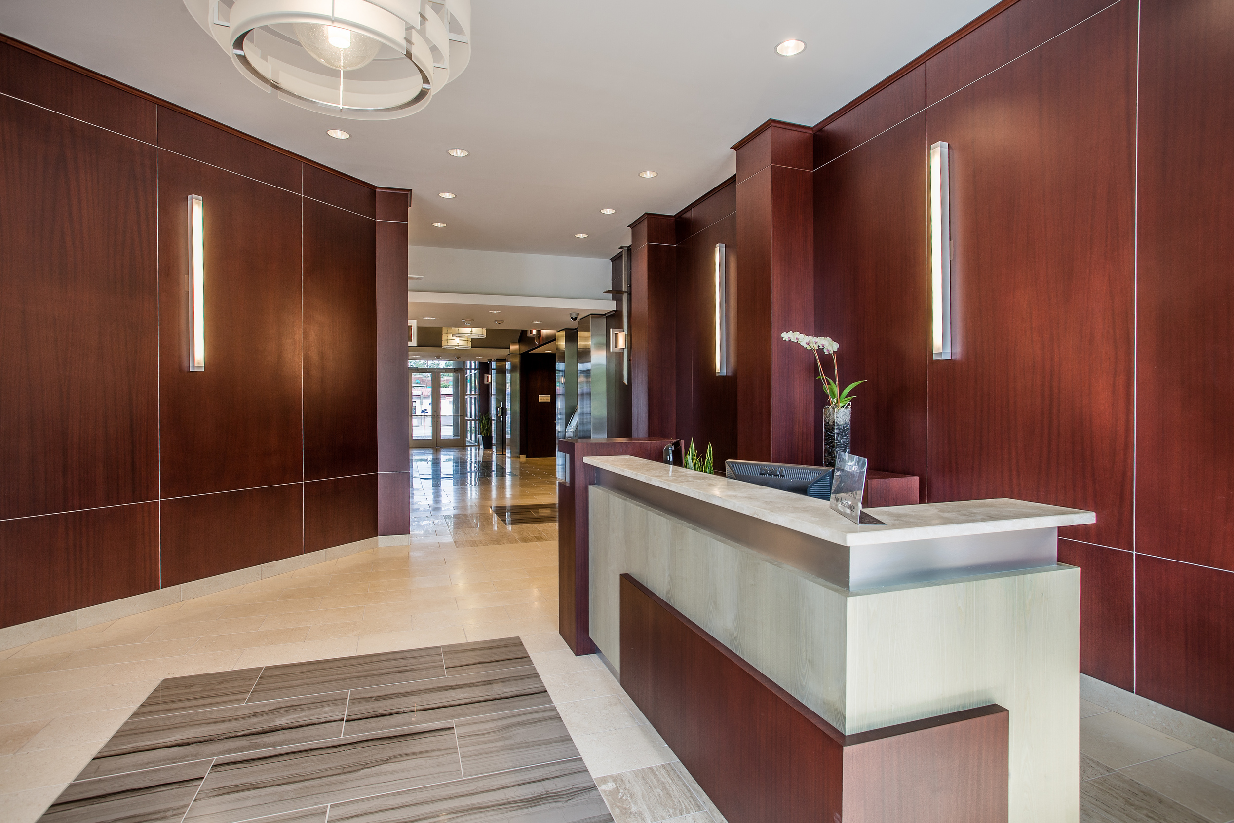Beautifully Detailed Lobby and Corporate Presence