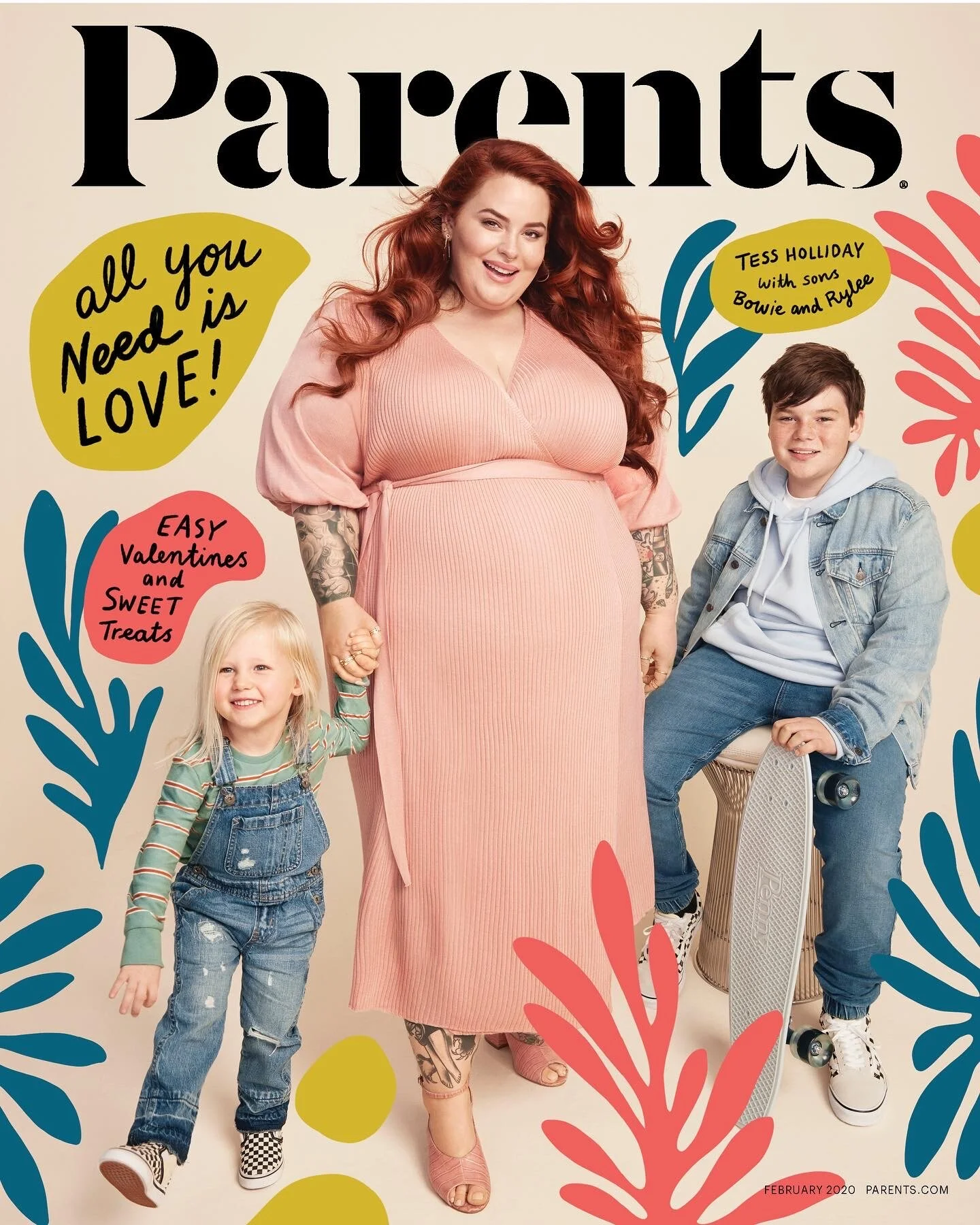 Tess Holliday for Parents Magazine