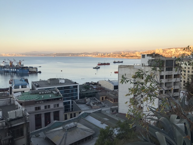Vista desde los cerros de Valparaíso