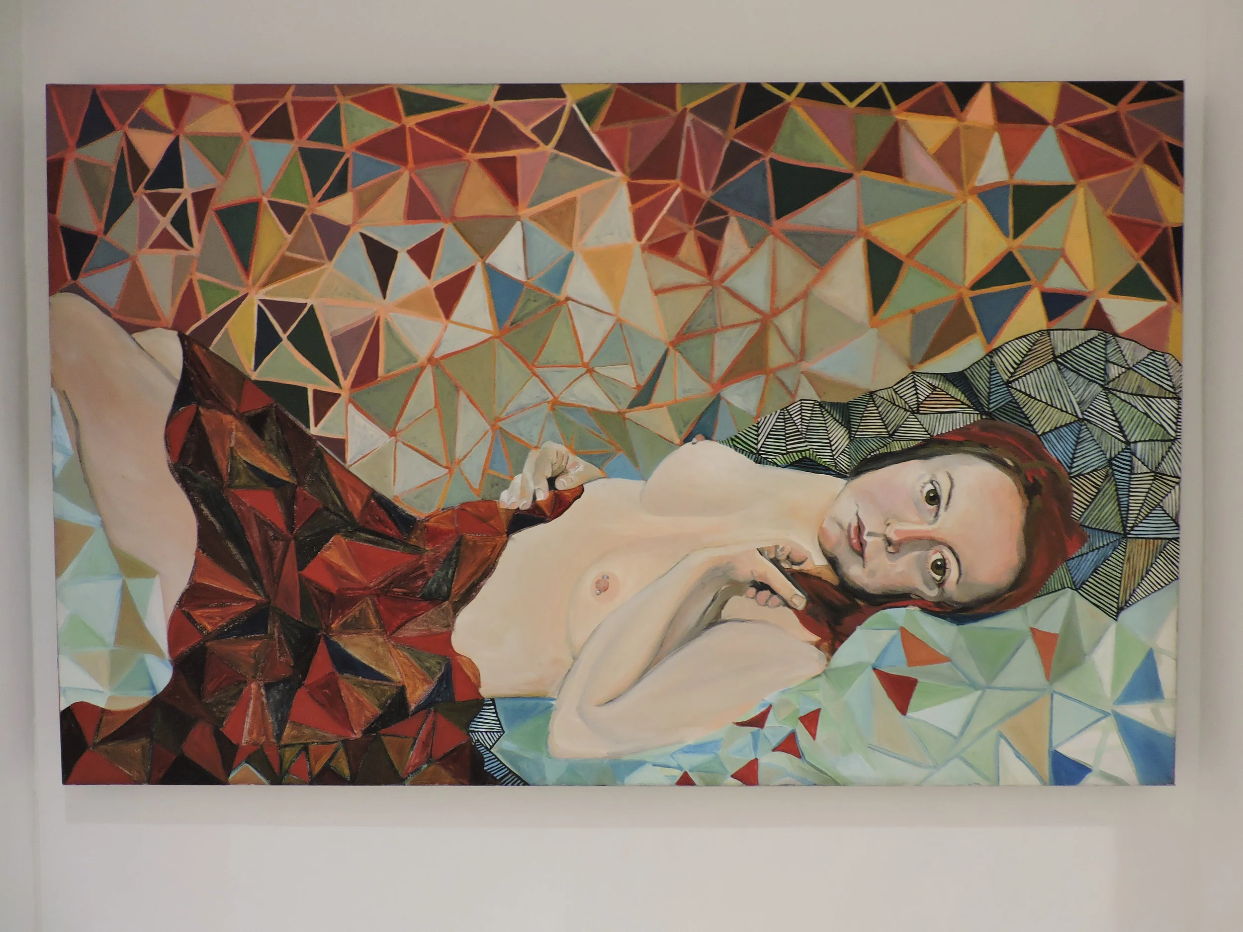 SOLD "Katie" oil on canvas 48x2x30
