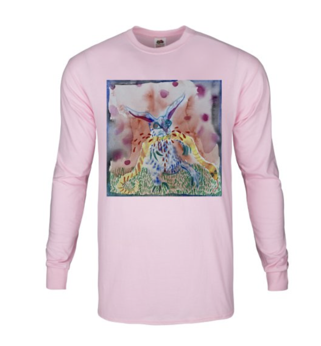 Fruit of the Loom® Ink Printed 5-Ounce Heavy Cotton HD™ Long Sleeve T-Shirt (with text on front)