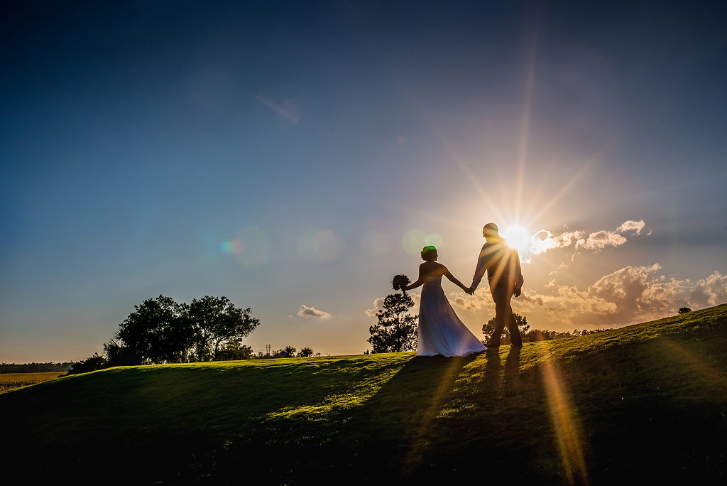 Wedding Portraits on the RiverTowne Golf Course