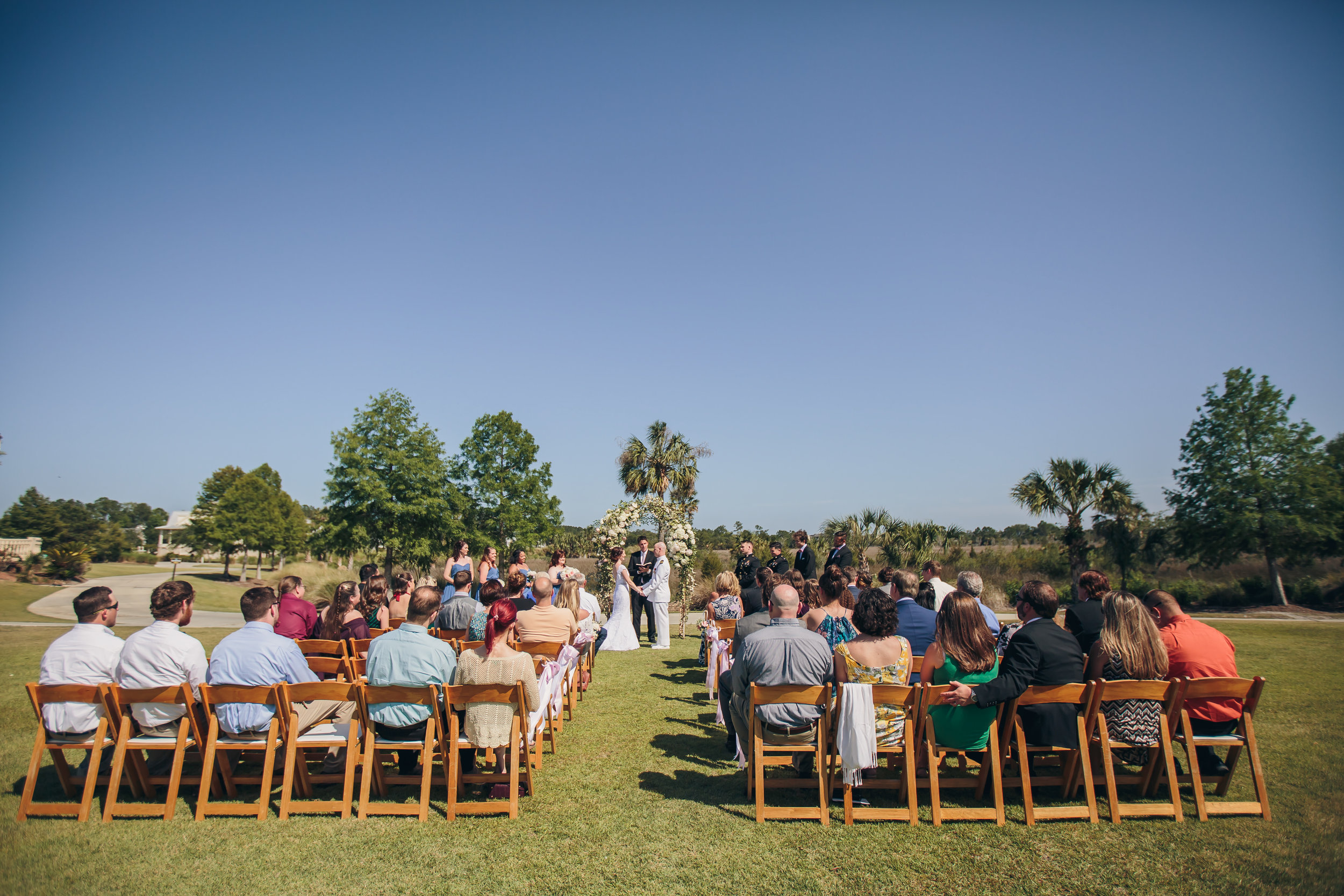 RiverTowne Country Club | Wedding Ceremony Lawn