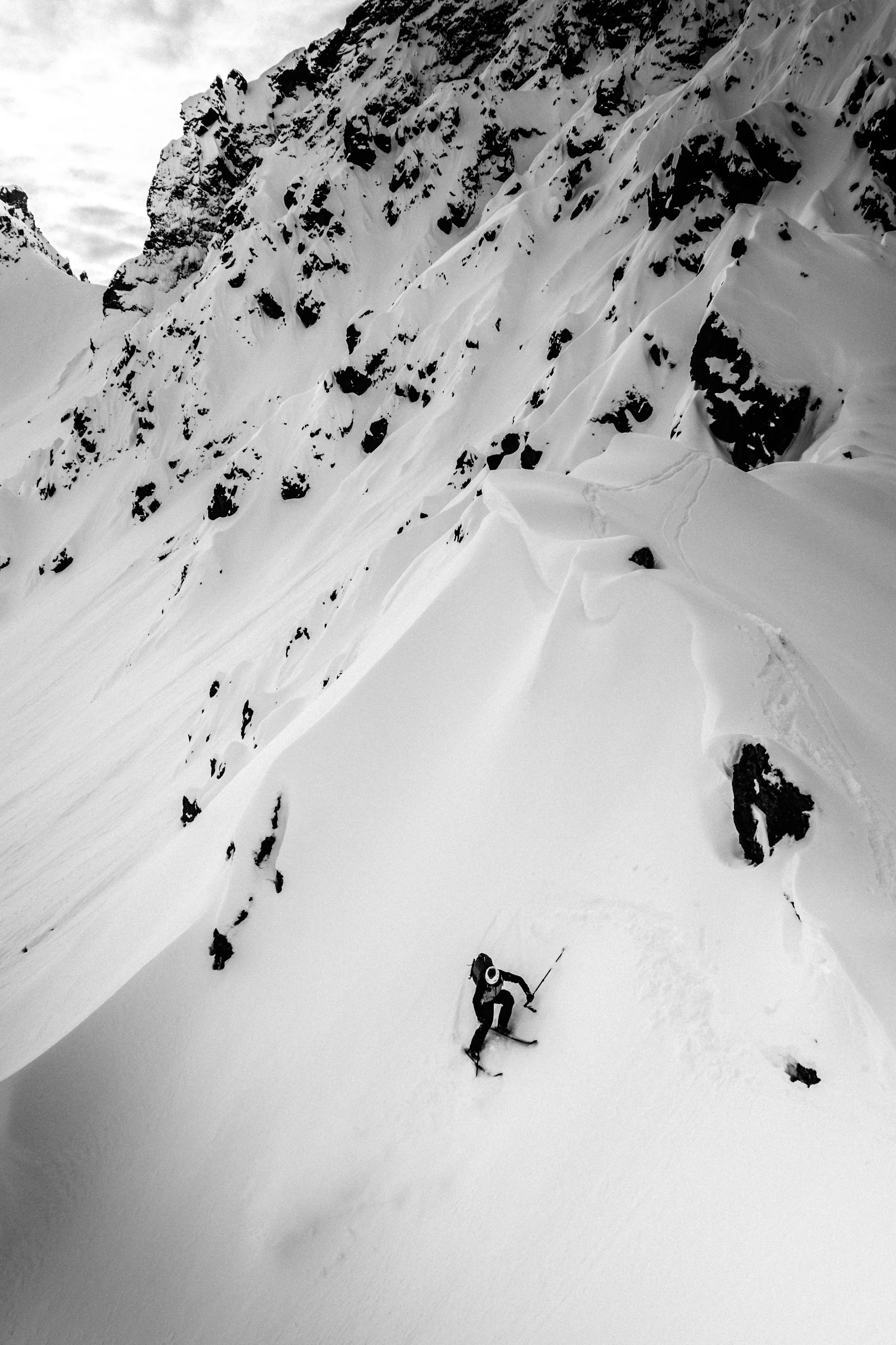 LE GUIDE MATHÉO JACQUEMOUD, CONTAMINES MONTJOIE (HAUTE-SAVOIE, FRANCE). PHOTO : JULIEN LACROIX