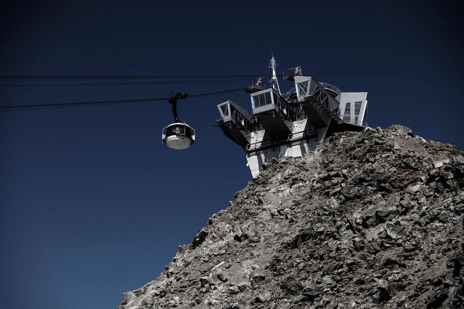 SkyWay Montebianco (Courmayeur, Italie) - Shooting Août 2021