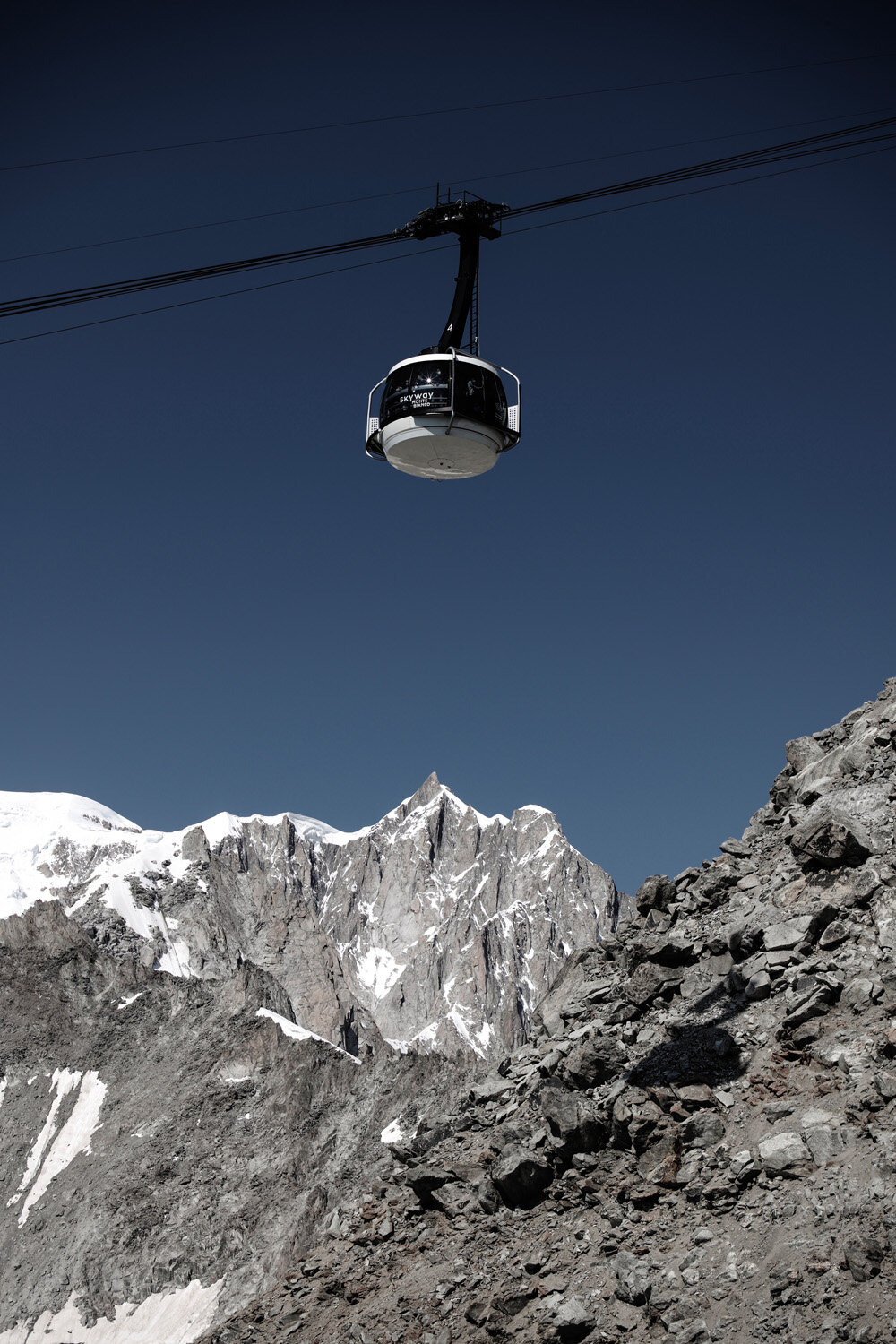 SkyWay Montebianco (Courmayeur, Italie) - Shooting Août 2021