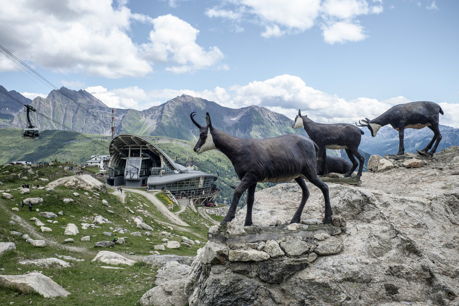 SkyWay Montebianco (Courmayeur, Italie) - Shooting Août 2021