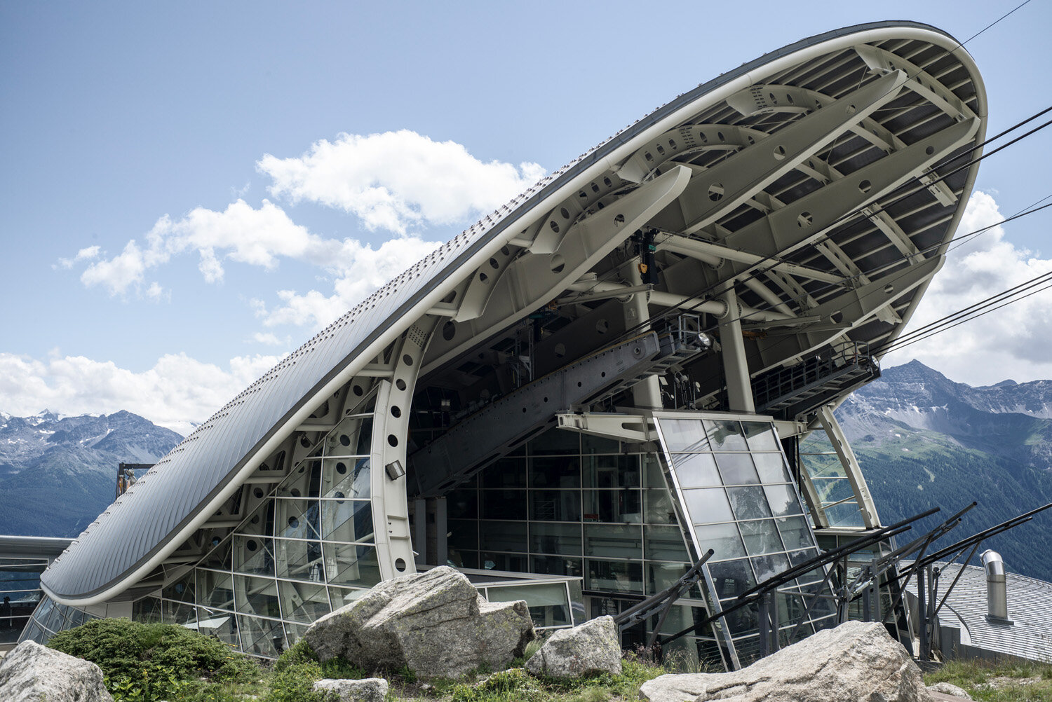 SkyWay Montebianco (Courmayeur, Italie) - Shooting Août 2021