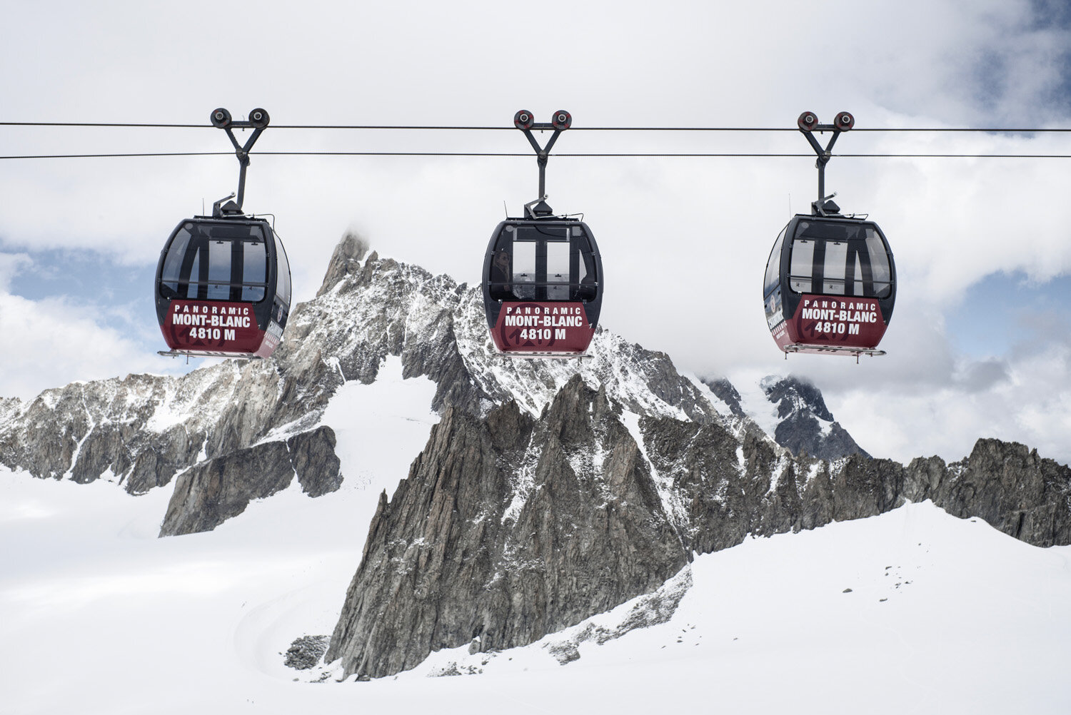 SkyWay Montebianco (Courmayeur, Italie) - Shooting Août 2021