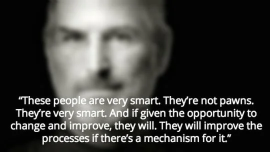 Steve Jobs quote/image via leanblog.org.