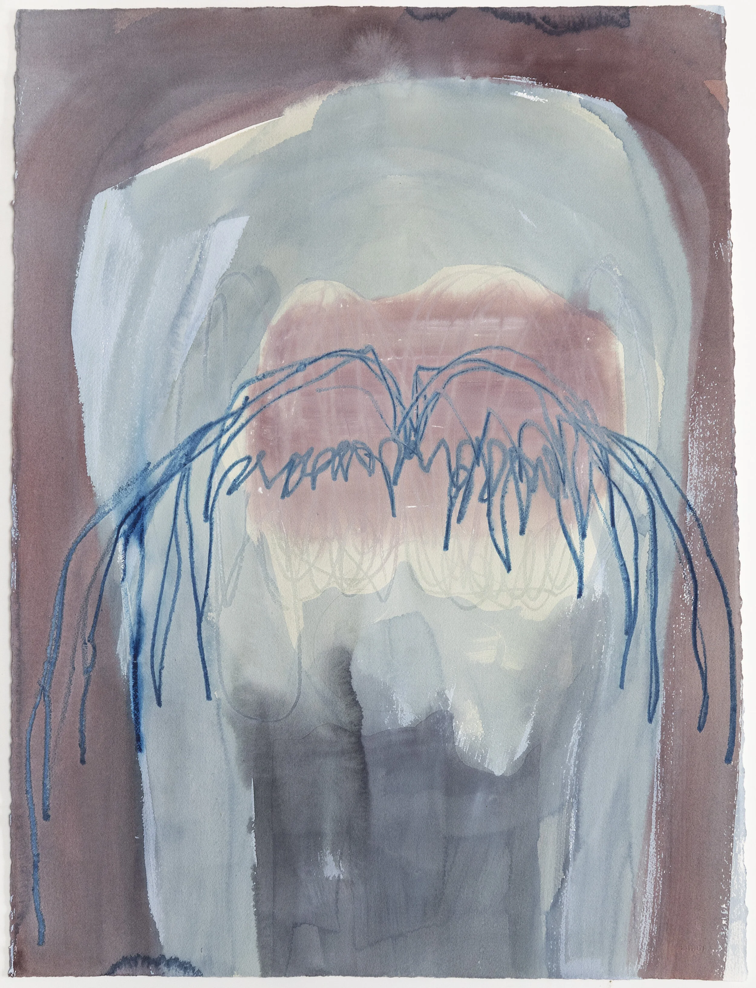 Portraits, 2018-19 | Watercolor and color pencil on paper 30x20" | 76x56 cm