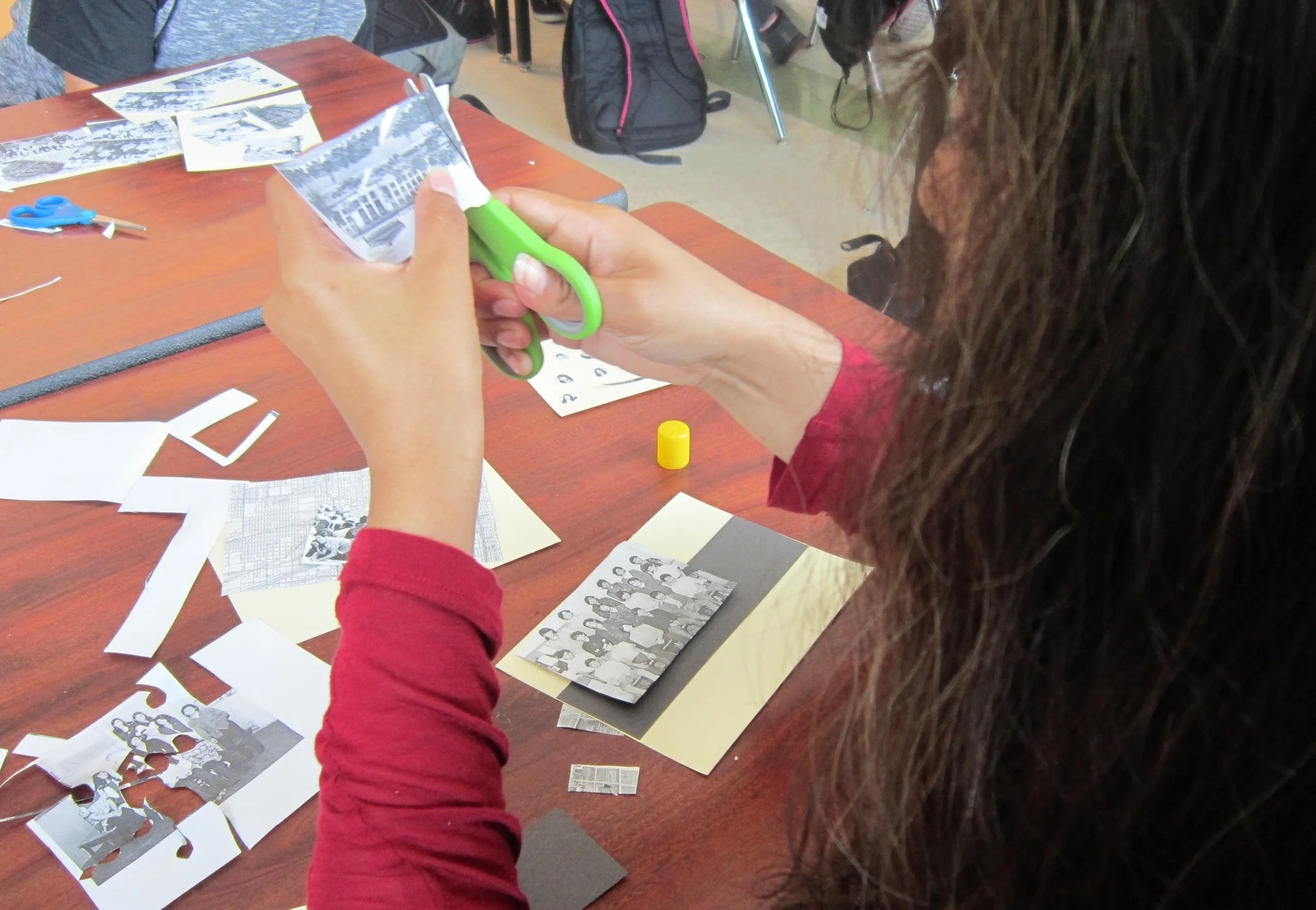 collage with primary sources