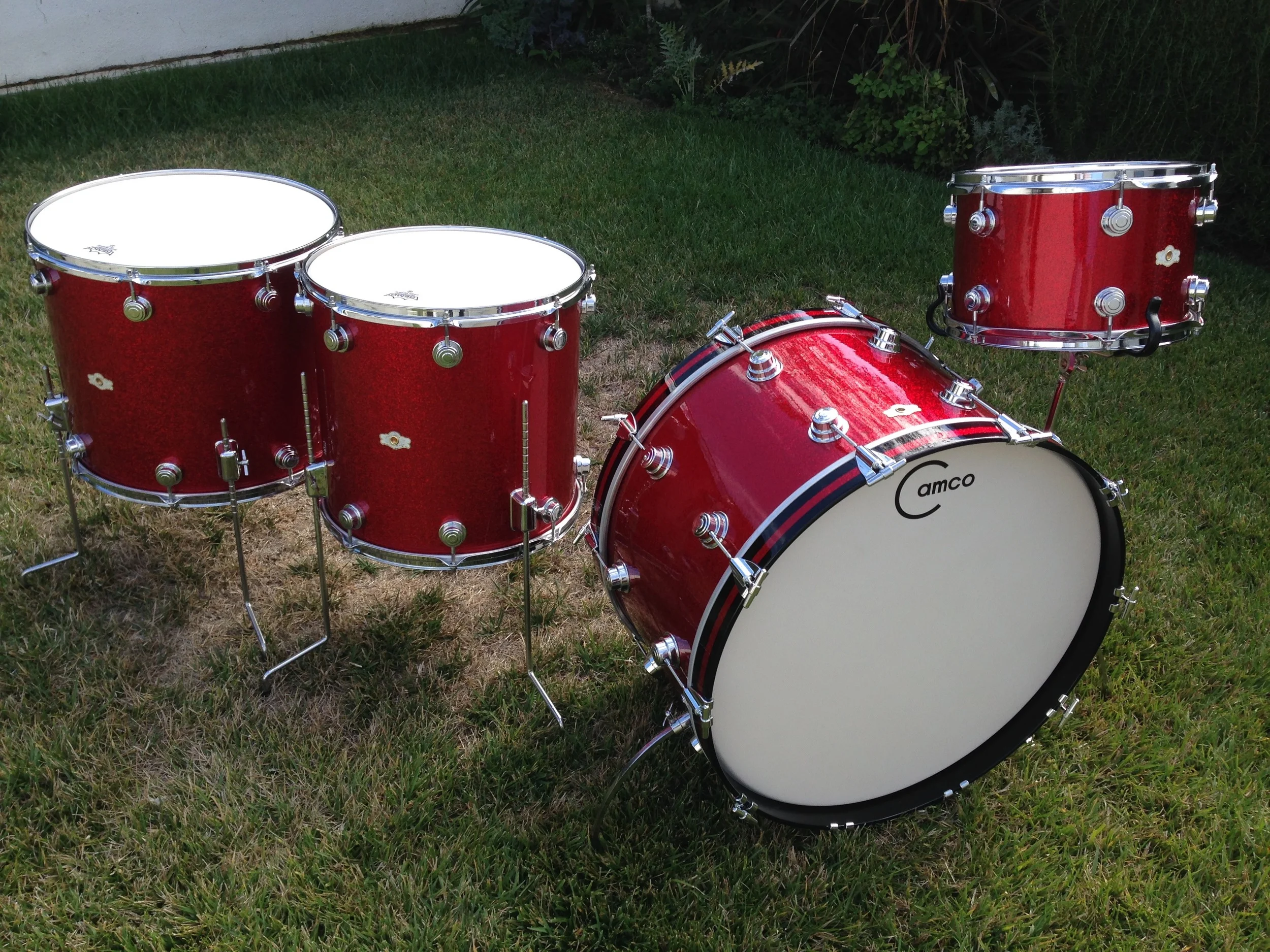 LA Camco restoration — Vintage Camco drums
