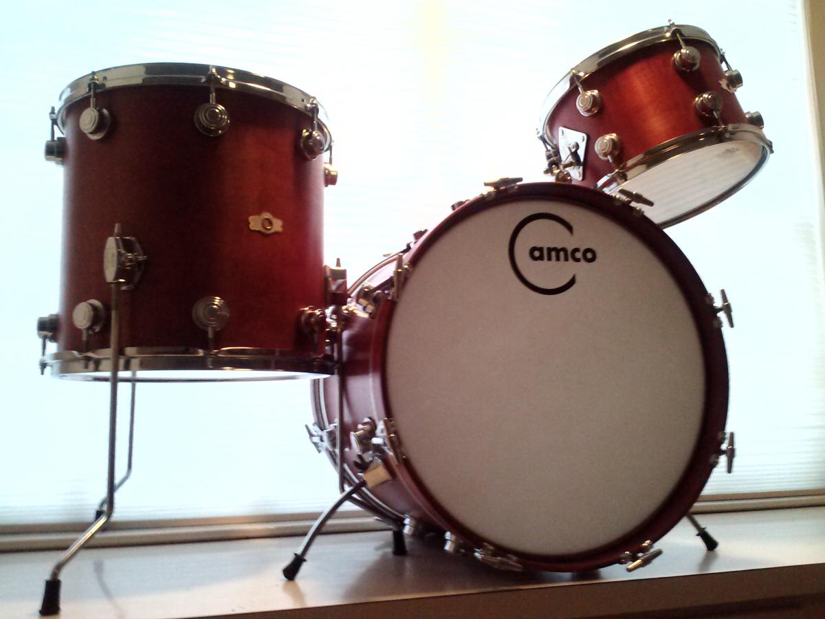 LA Camco Bop kit 18/12/14 — Vintage Camco drums