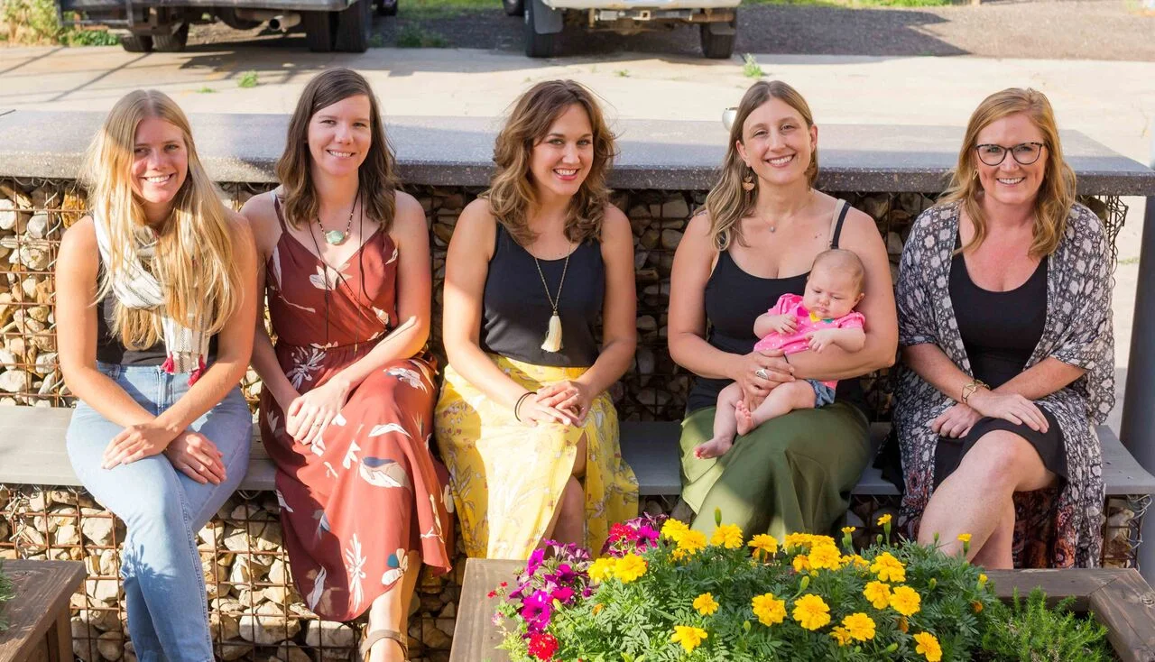 Team: Rachel Hartgen, Co-Founder and Managing Director Andra Breazeale, Co-Owner and Associate Director Stephanie Vail, Project Manager/Product Designer Alex Boehler, Outreach Associate Kandace McVickar, Creative Director (not pictured) Dana Smith, Co-Founder and Advisor