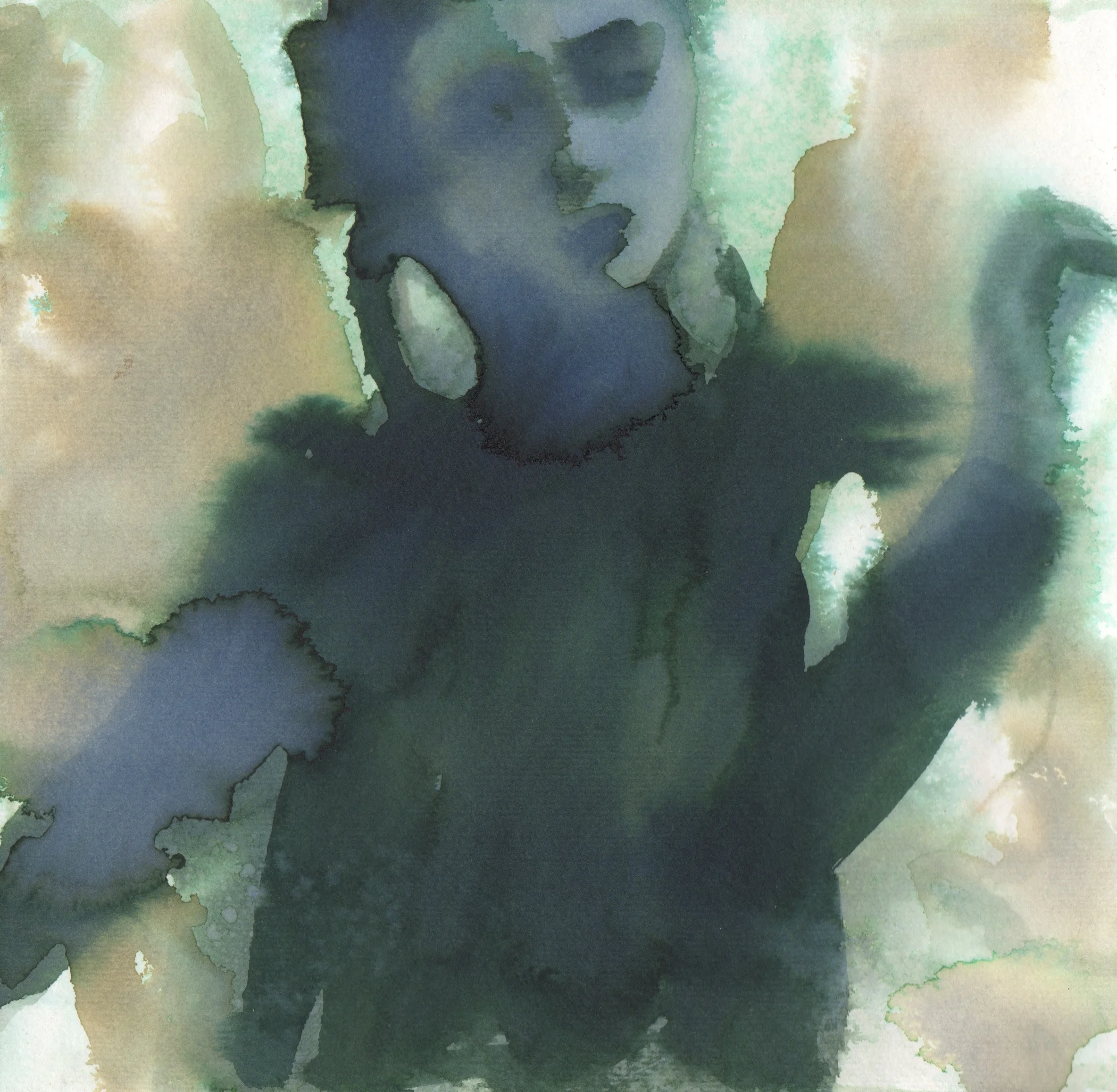 034 Fiona G Roberts - Guilia with White earrings - ink on paper.jpeg